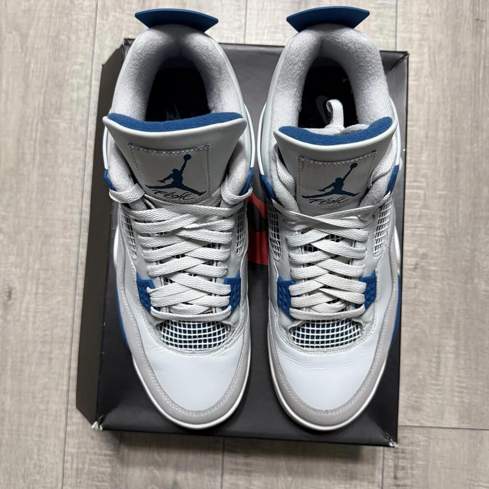 Nike Air Jordan 4 Retro 2024 Military Blue FV5029 141 Size 13 Men - Picture 5 of 12